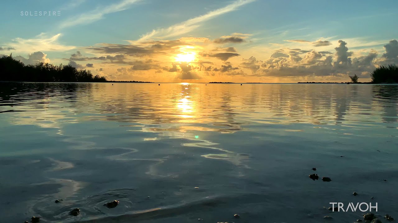 Sunset Timelapse Motivation Inspiration, Pacific Ocean - Bora Bora, French Polynesia - 4K Travel