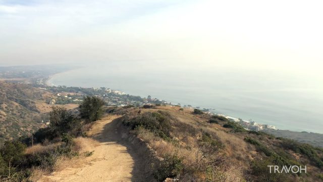 View Of The Horizon - Hazy - Wildfire Smoke - Malibu, California, USA - 4K Travel
