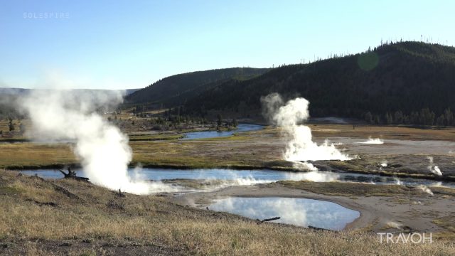 Yellowstone National Park - Wyoming, USA - Old Faithful Geyser - Earth Nature - HD Travel Video