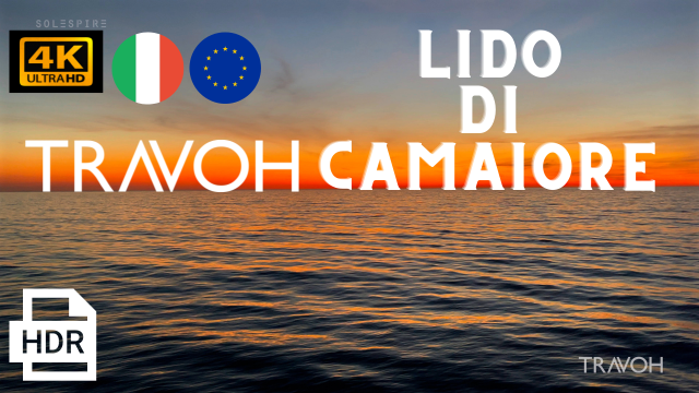 Beach Ocean Views - Lido Di Camaiore - Tuscany, Italy Walking Tour ASMR Ambience 4K HDR Travel