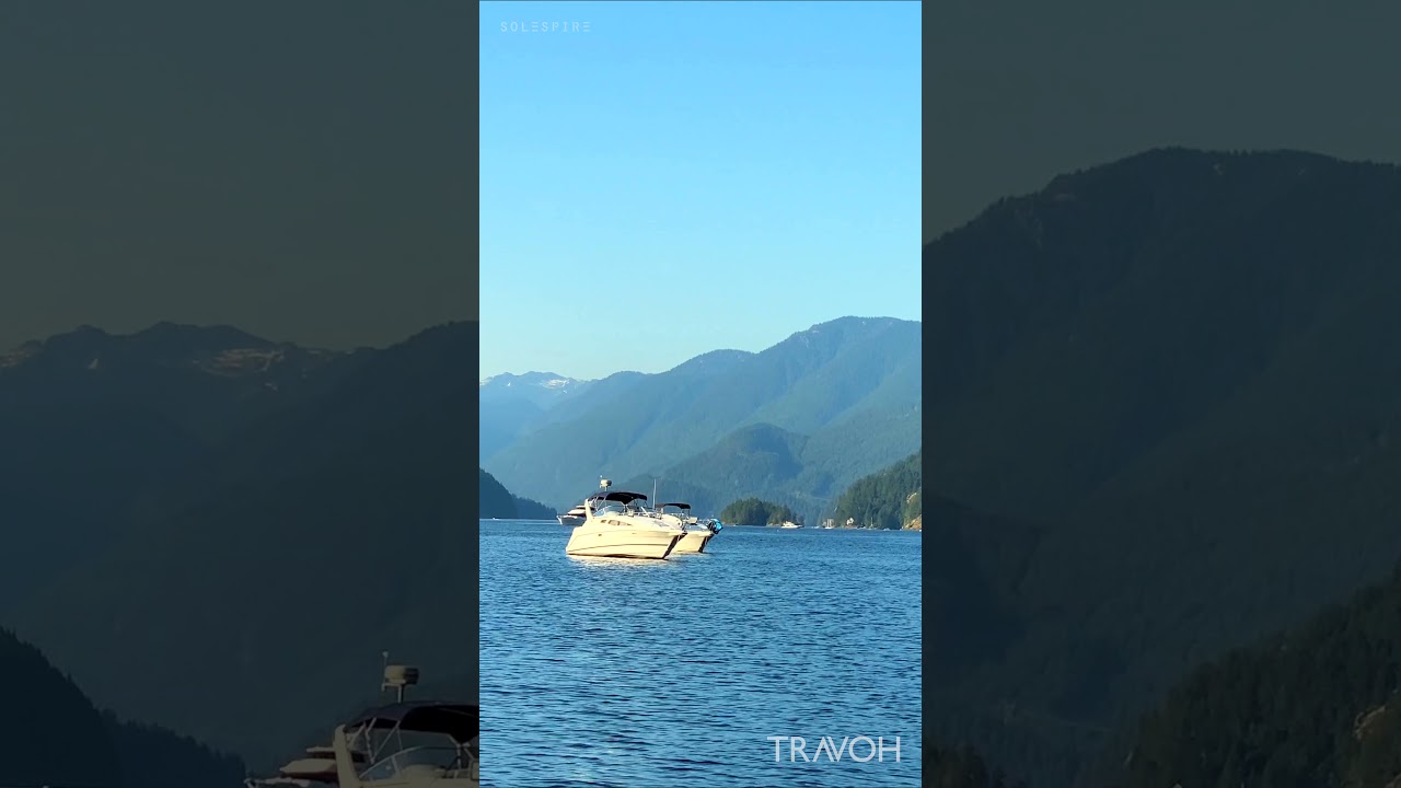 Beautiful British Columbia Canada - Boating On The Water - Belcarra - 4K Travel