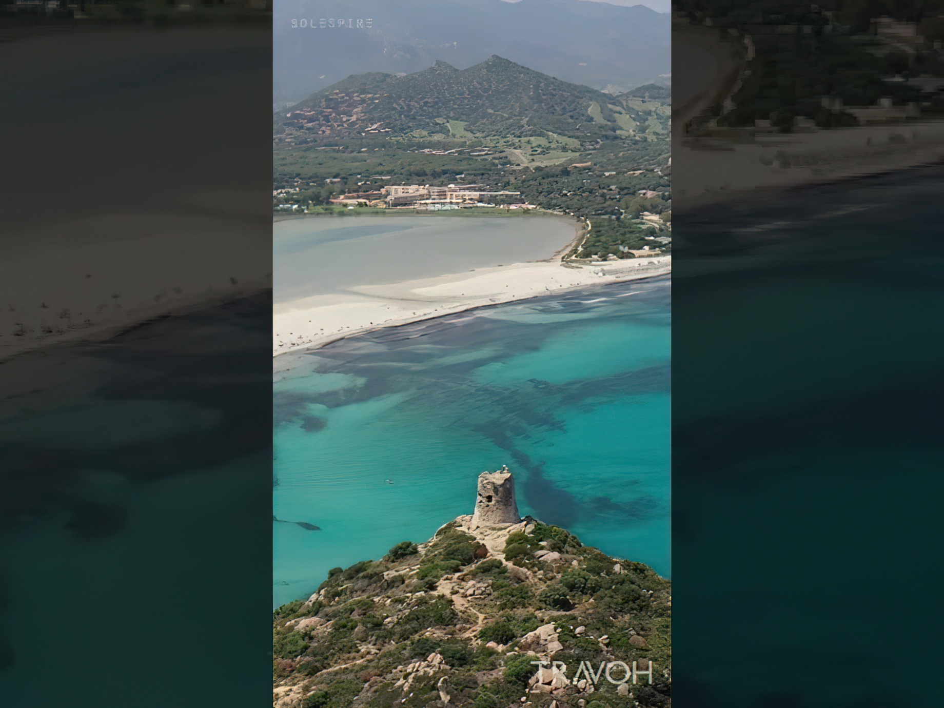 Capo Malfatano, Teulada, South Sardinia, Italy - Drone - Mediterranean Beach - HD Travel #shorts
