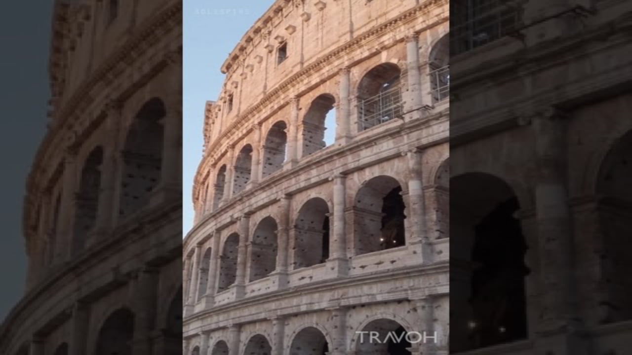 Colosseum - Rome, Italy - Ancient Roman History - HD Travel Video #shorts