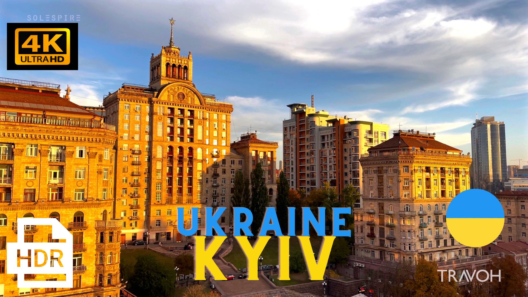 Kyiv, Ukraine Walking Tour - 2021 Memories - 4K HDR Travel Ambience