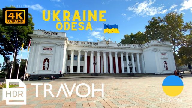 Odesa, Ukraine - Walking Tour - City Ambience - 2021 Memories - 4K HD Travel ASMR