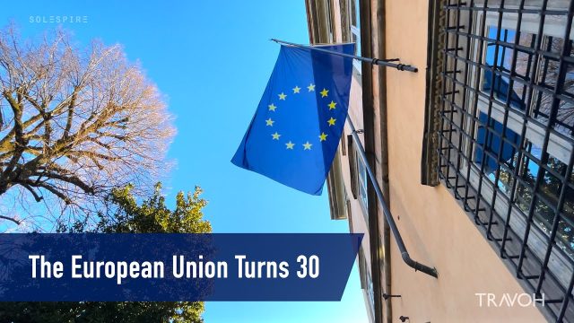 The European Union Turns 30 - Lucca, Tuscany, Italy - 4K HDR Travel