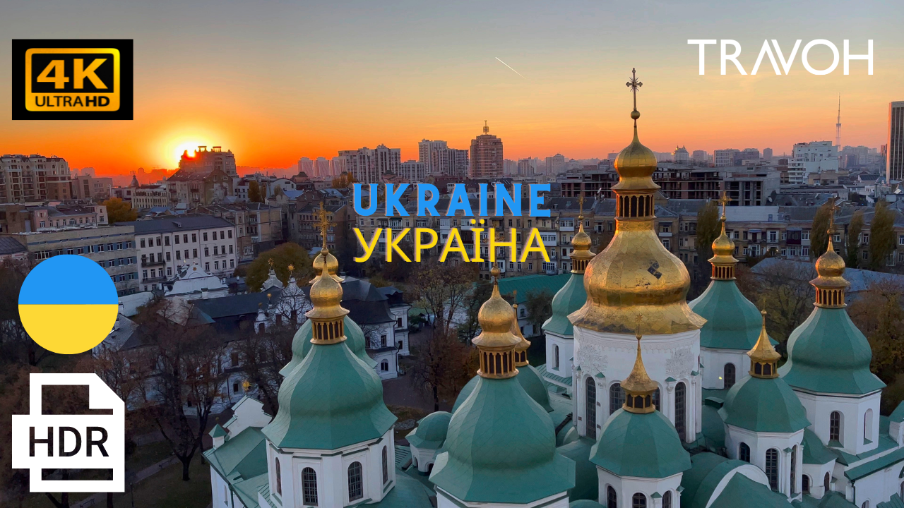 Views of Ukraine Kyiv & Odesa - 2021 Memories - 4K HDR Travel Ambience