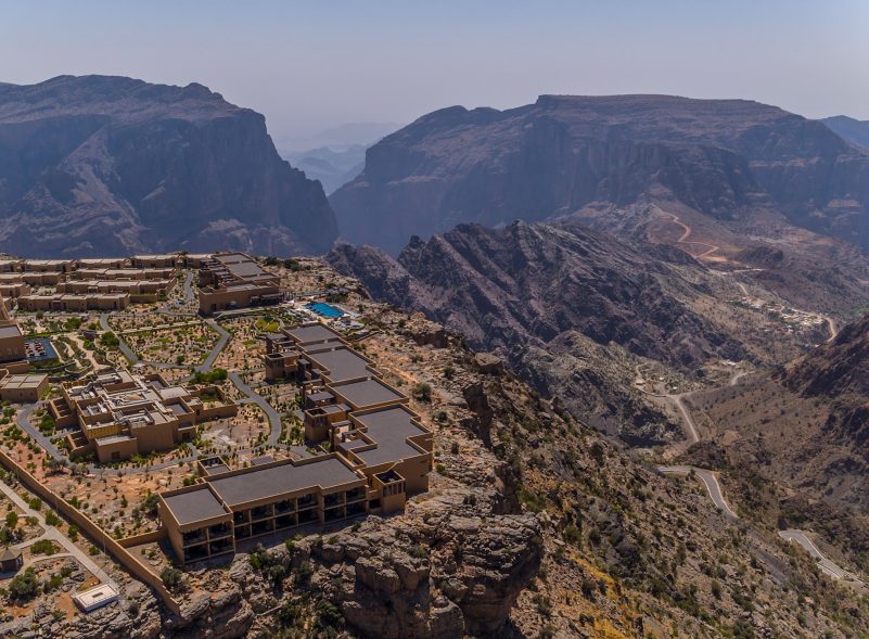 Anantara Al Jabal Al Akhdar Resort - Oman - Aerial View