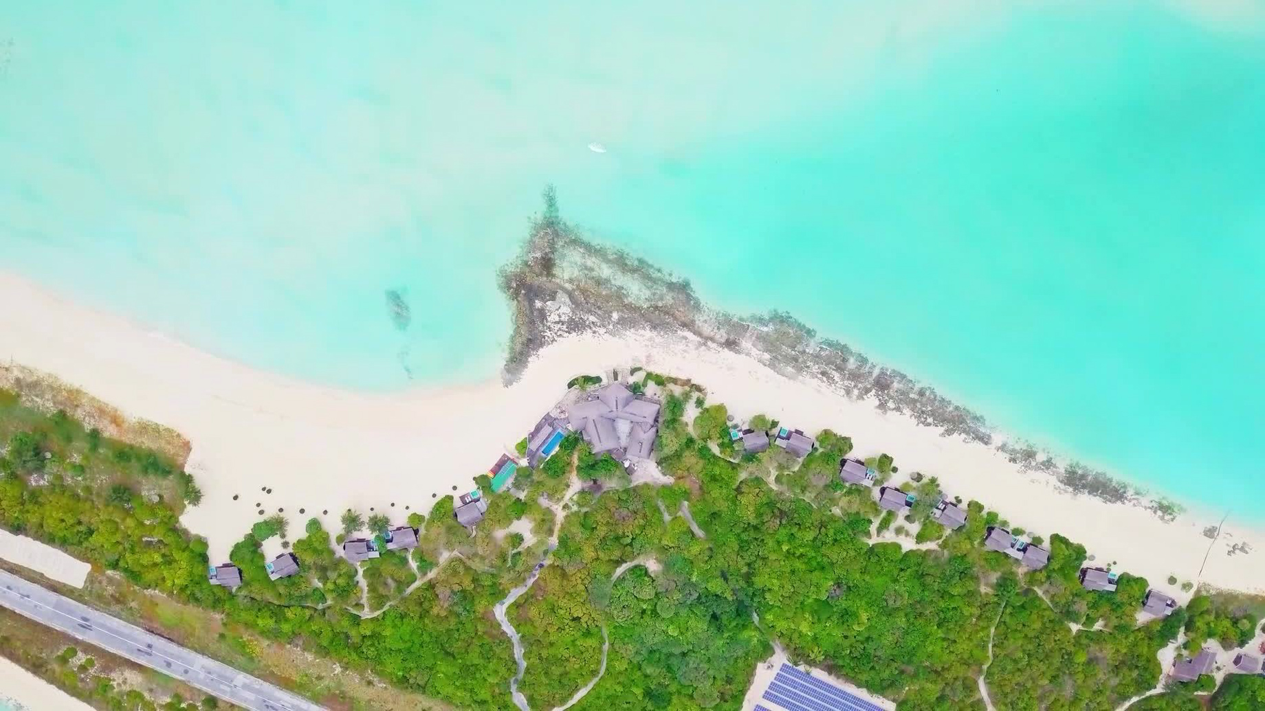 Anantara Medjumbe Island Resort - Mozambique - Island Overhead Aerial View