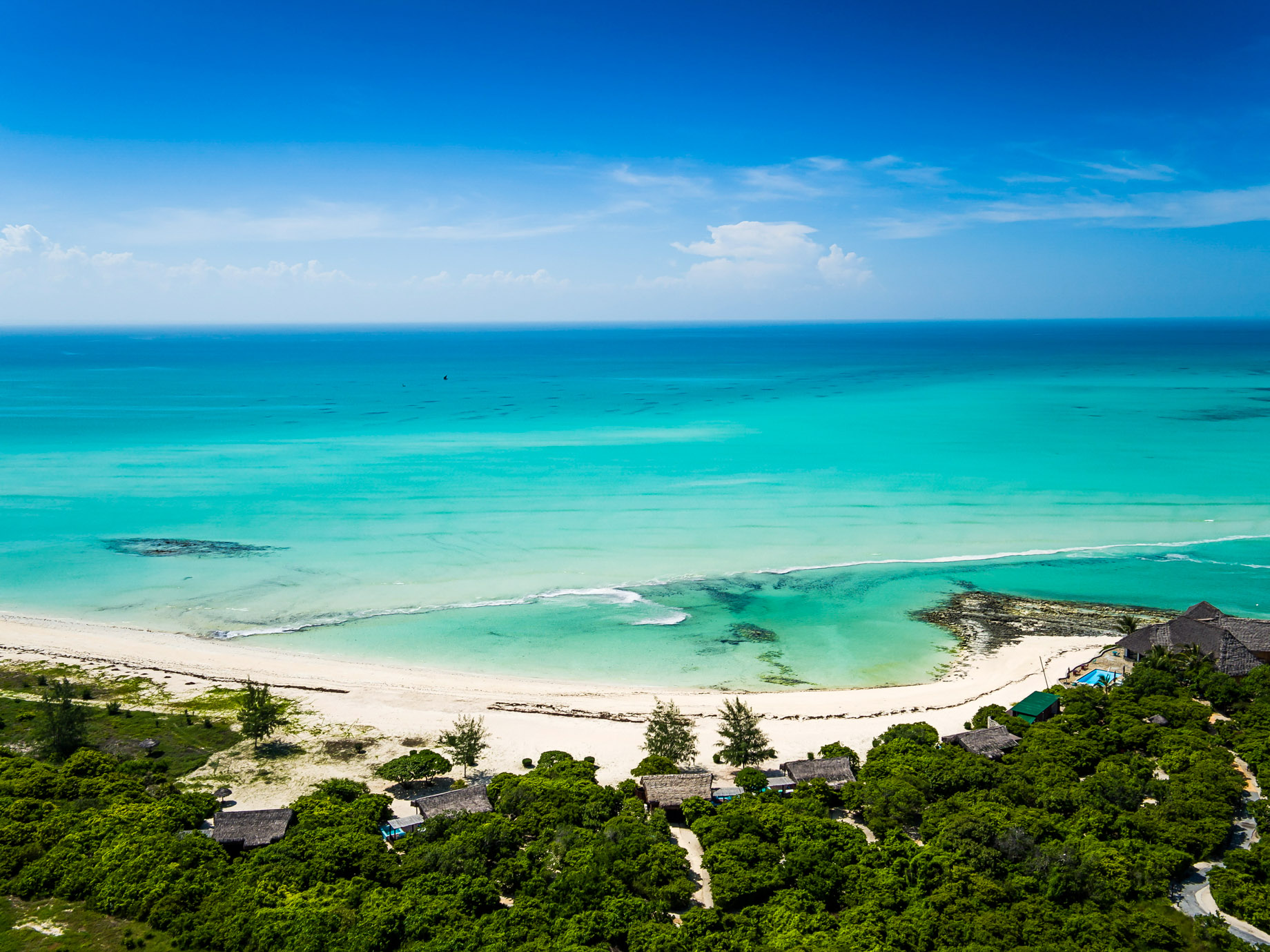 Anantara Medjumbe Island Resort – Mozambique – Beach Aerial View