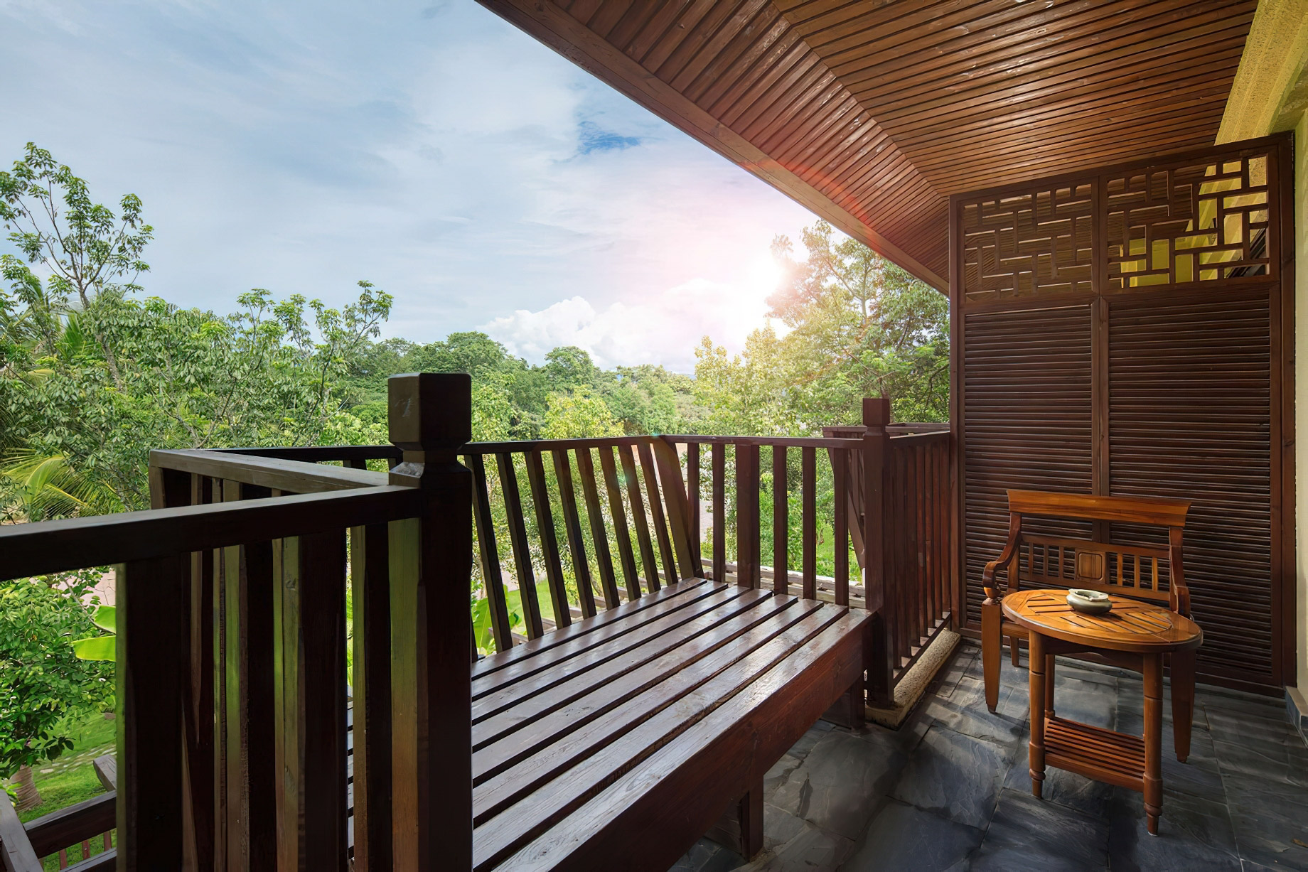 Anantara Xishuangbanna Resort – Mengla County, China – Deluxe Garden View Room Balcony