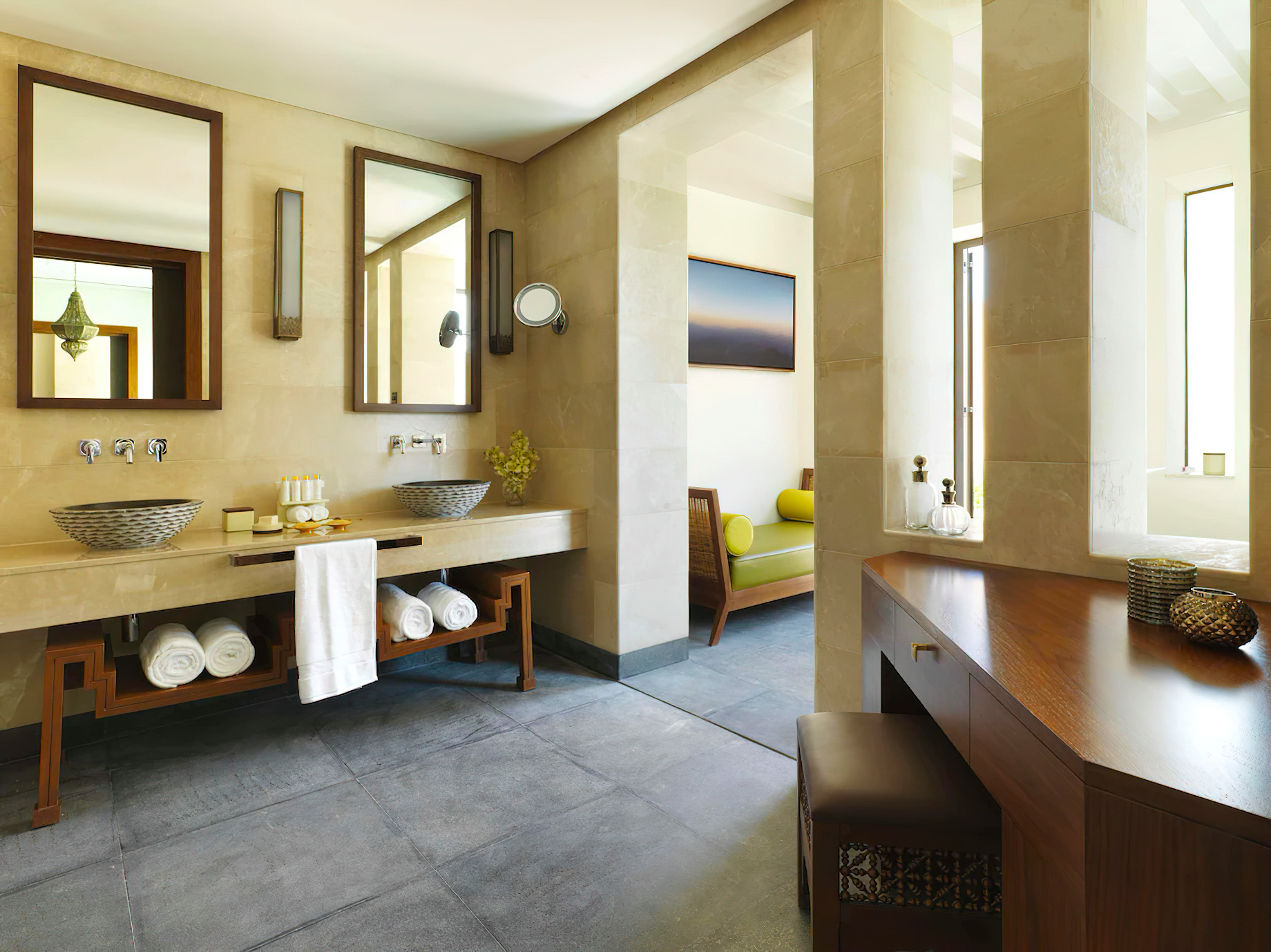Anantara Al Jabal Al Akhdar Resort – Oman – One Bedroom Garden Pool Villa Bathroom