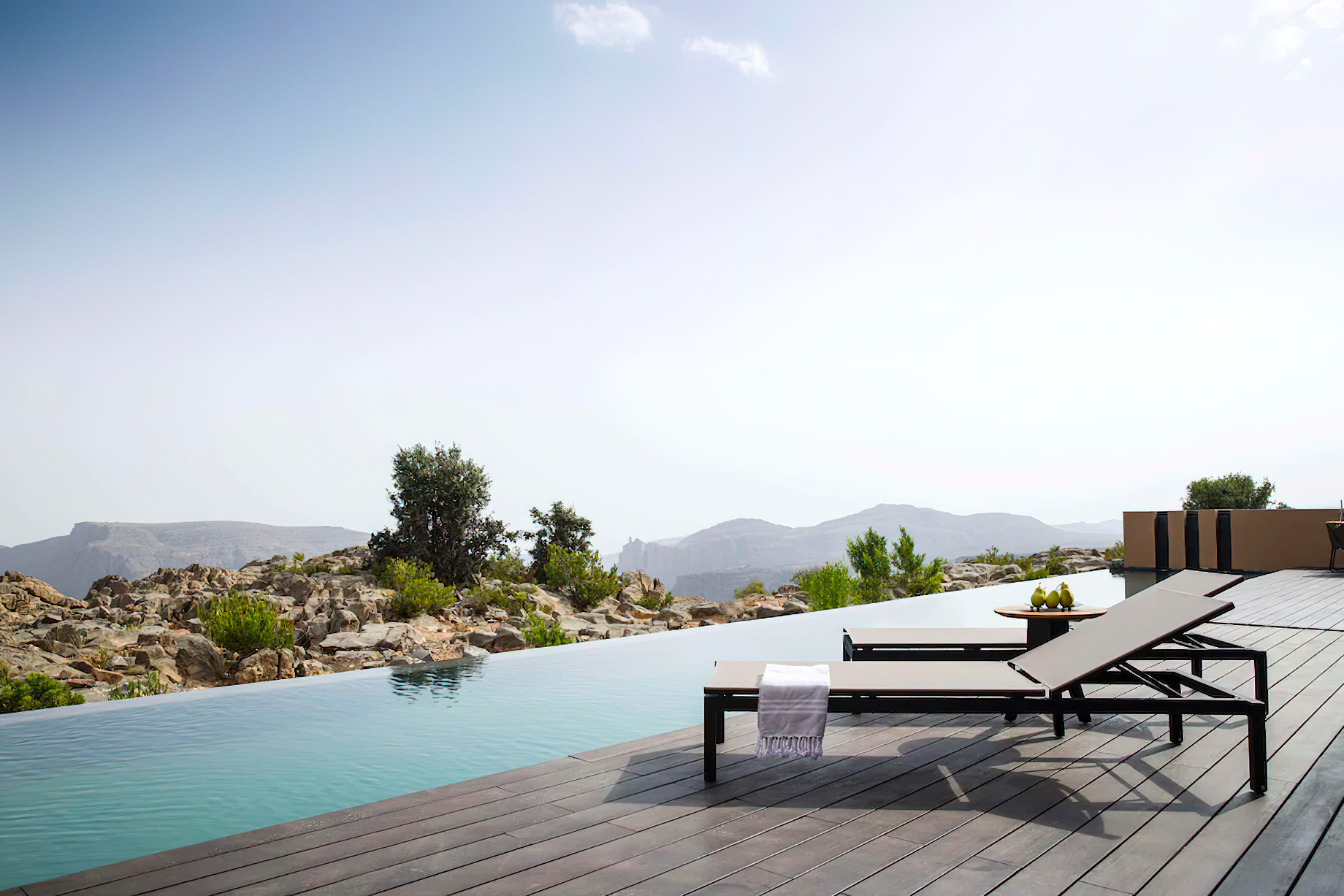 Anantara Al Jabal Al Akhdar Resort – Oman – One Bedroom Cliff Pool Villa Deck