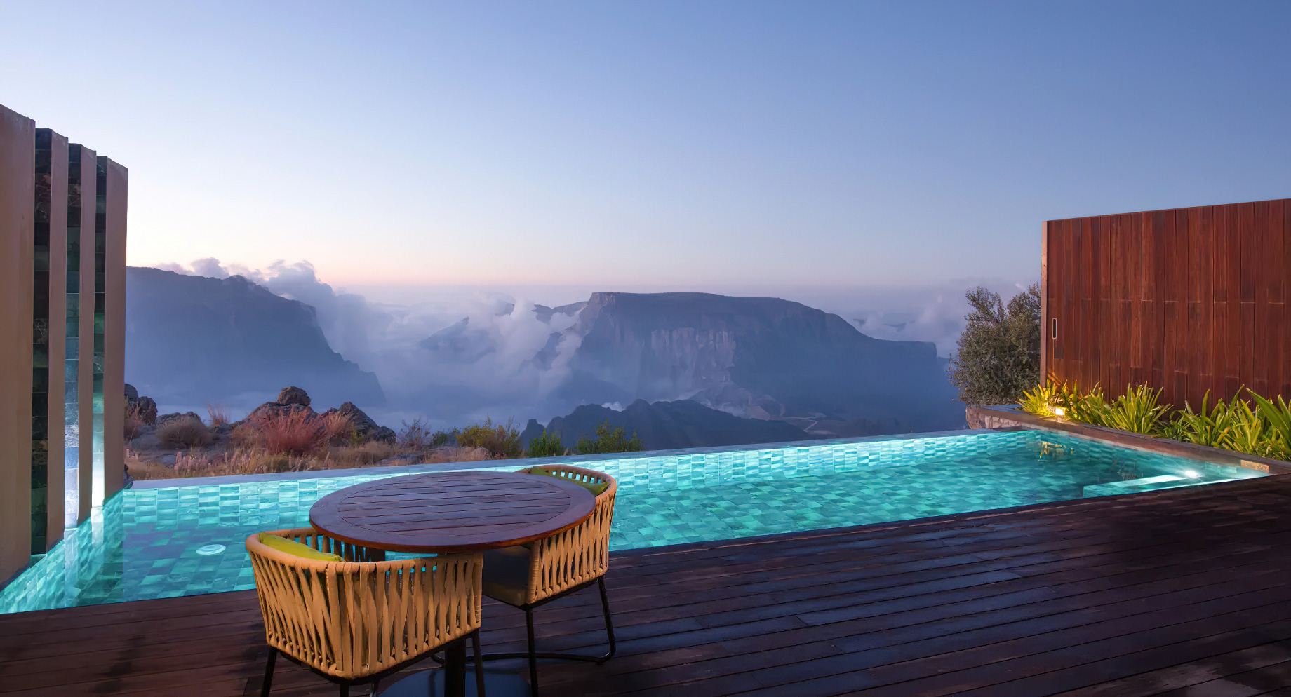 Anantara Al Jabal Al Akhdar Resort – Oman – One Bedroom Anantara Cliff Pool Villa Deck