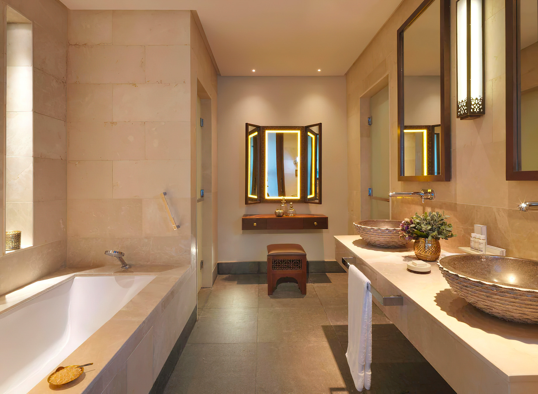Anantara Al Jabal Al Akhdar Resort - Oman - Deluxe Canyon View Bathroom