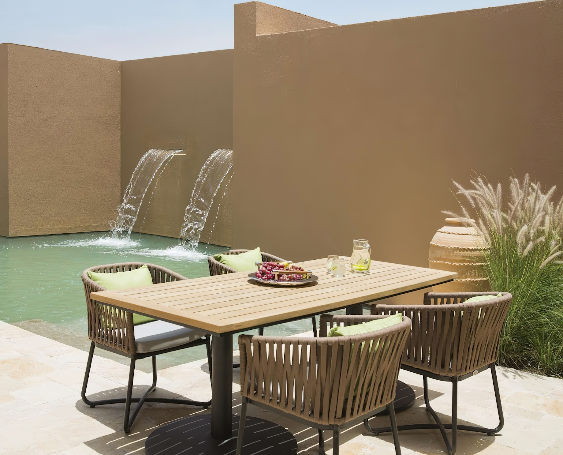 Anantara Al Jabal Al Akhdar Resort – Oman – Two Bedroom Garden Pool Villa Deck
