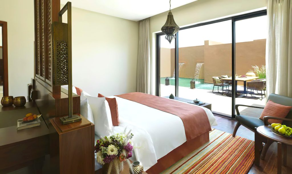 Anantara Al Jabal Al Akhdar Resort - Oman - Two Bedroom Garden Pool Villa Bedroom