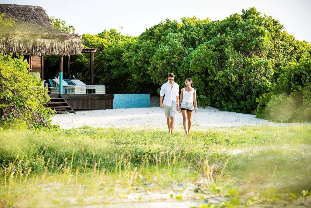 Anantara Medjumbe Island Resort - Mozambique - Beach Pool Villa Couple Walking
