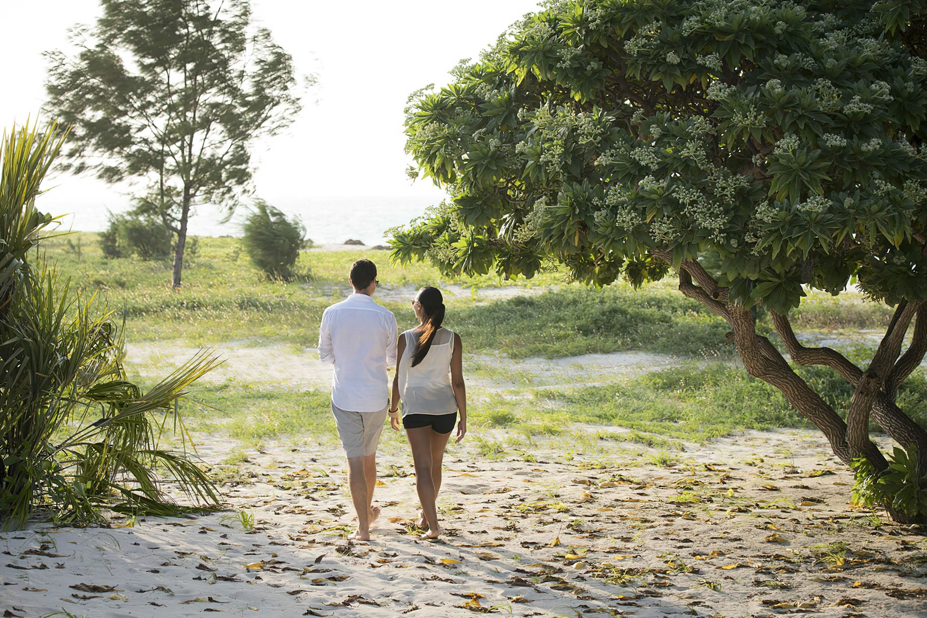 Anantara Medjumbe Island Resort – Mozambique – Couple Walking