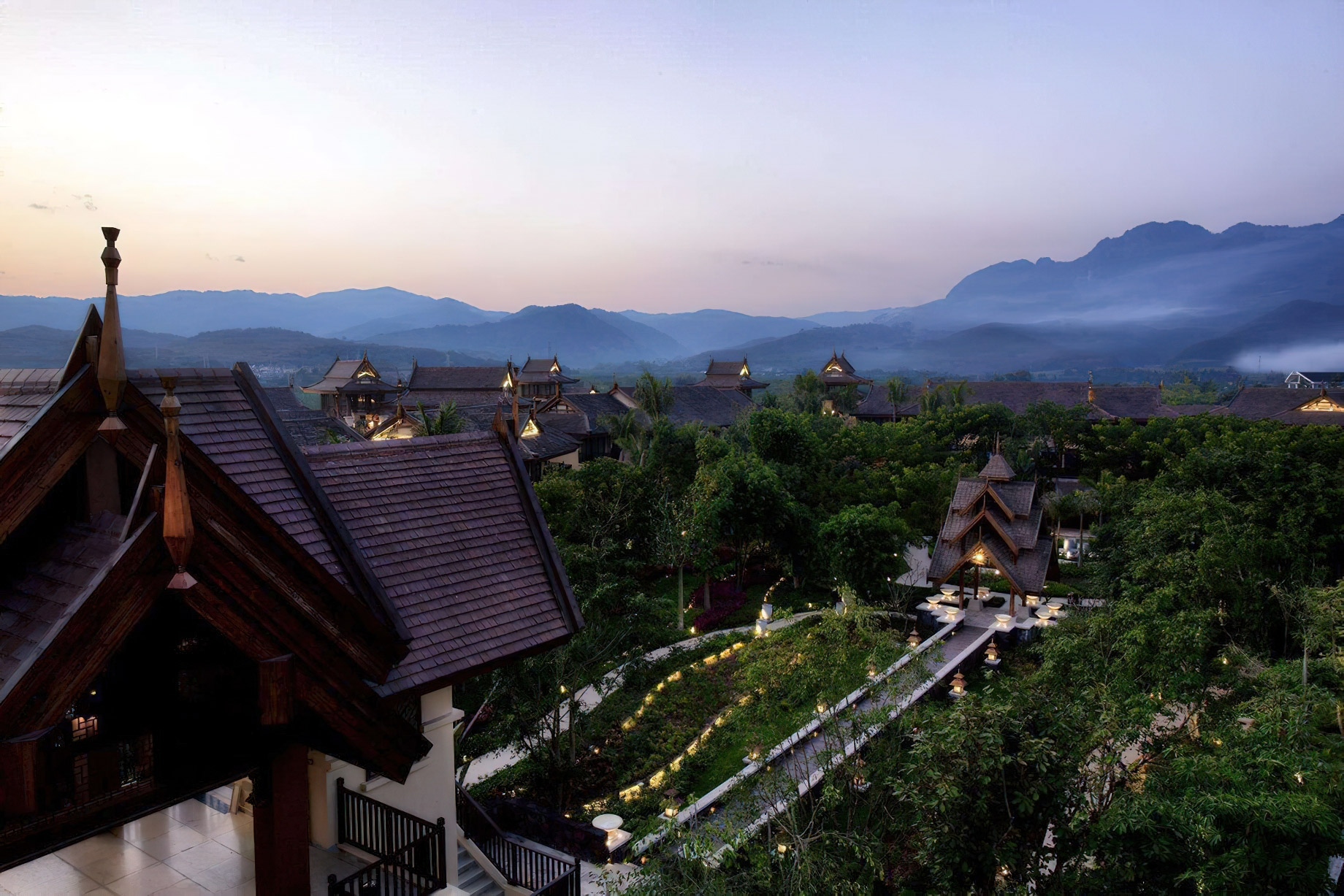 Anantara Xishuangbanna Resort - Mengla County, China - Aerial View