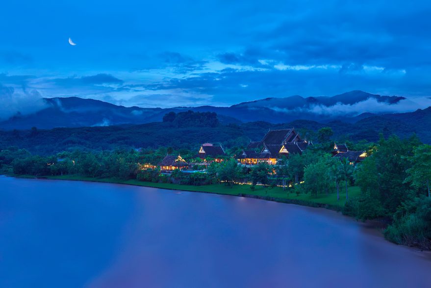 Anantara Xishuangbanna Resort - Mengla County, China - Resort Aerial Night View