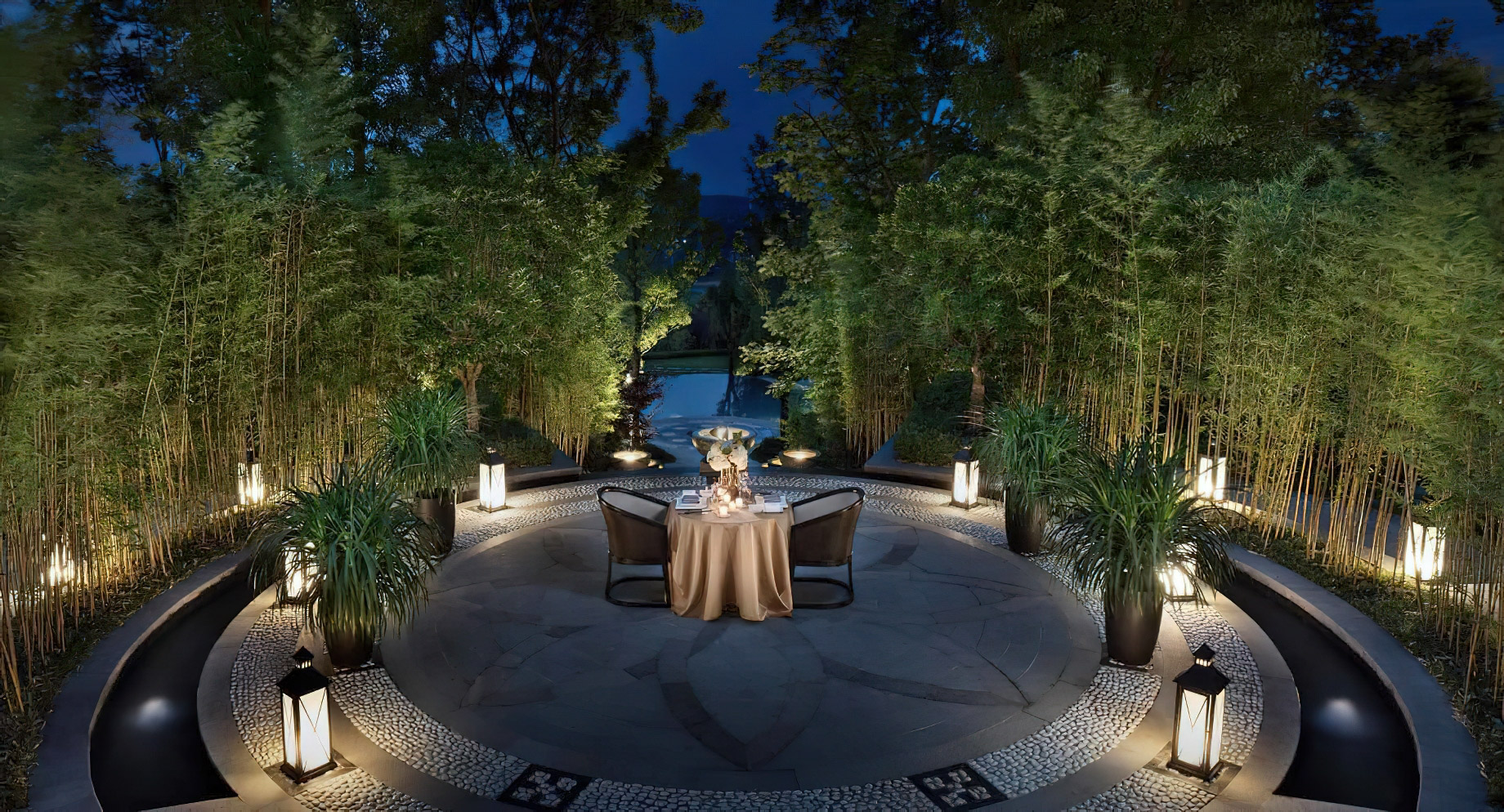 Anantara Guiyang Resort - Guiyang, China - Private Dining Night View