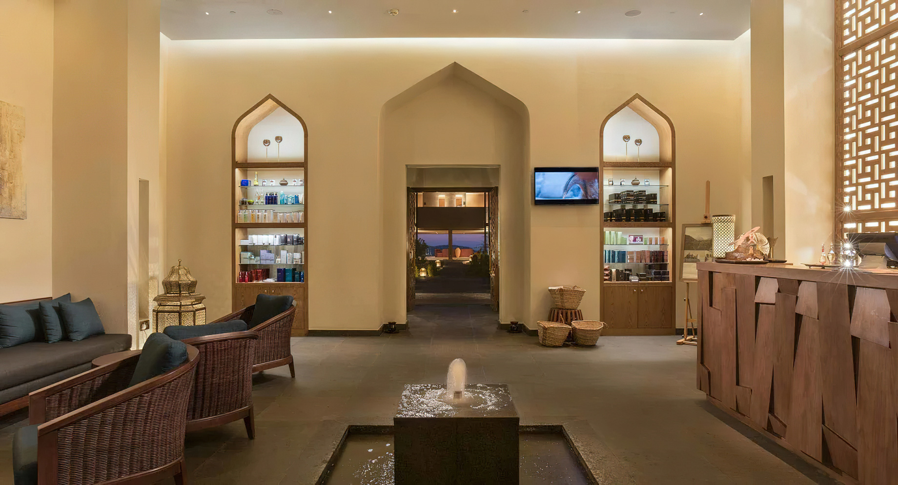 Anantara Al Jabal Al Akhdar Resort – Oman – Spa Lounge Area