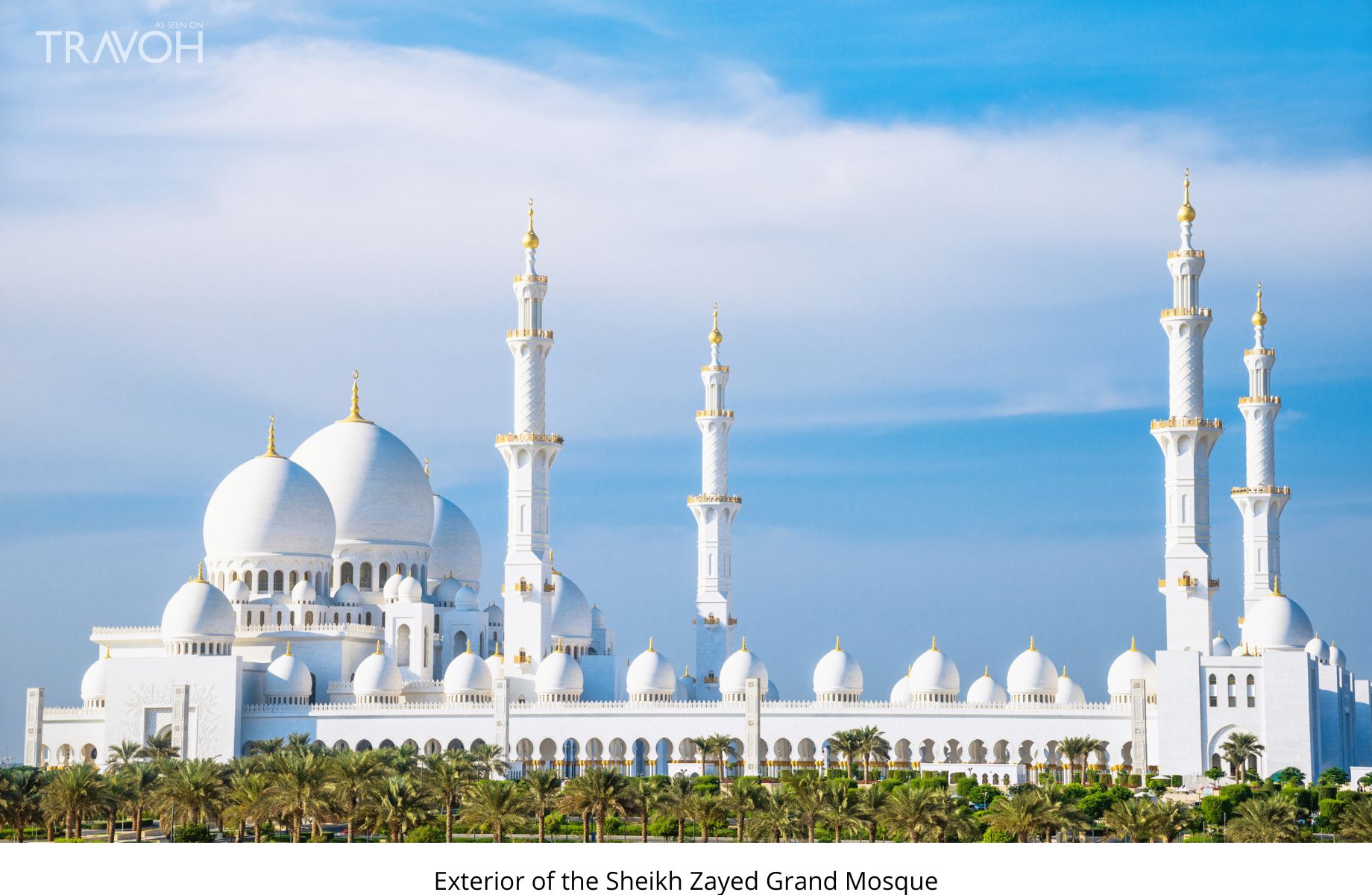 Exterior of the Sheikh Zayed Grand Mosque