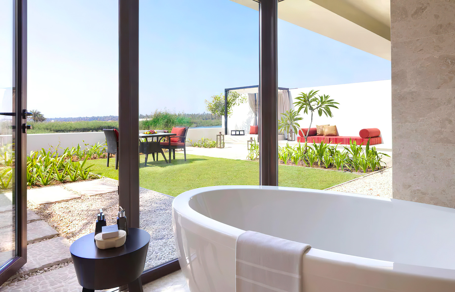 Al Baleed Resort Salalah by Anantara – Oman – One Bedroom Lagoon View Villa Bathroom