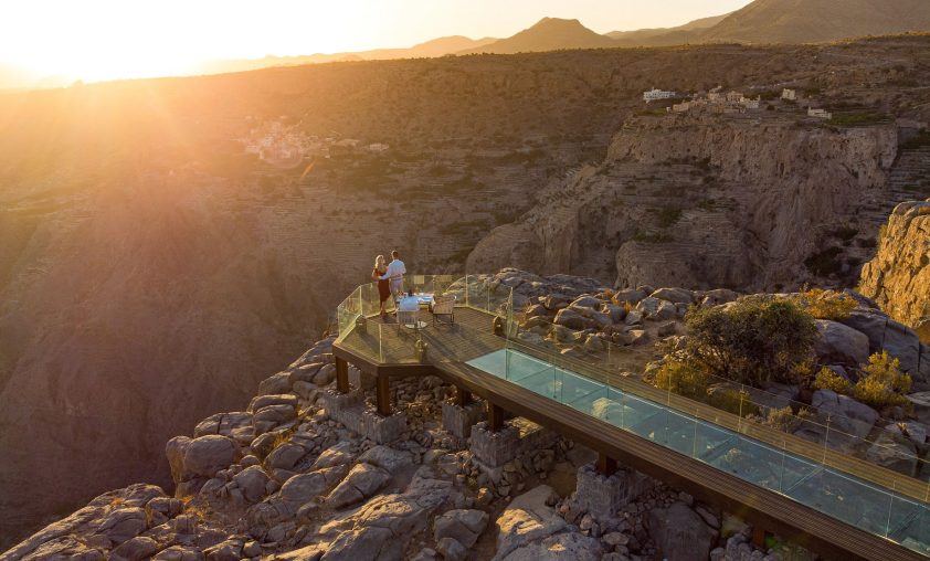 Anantara Al Jabal Al Akhdar Resort - Oman - Canyon Edge Deck