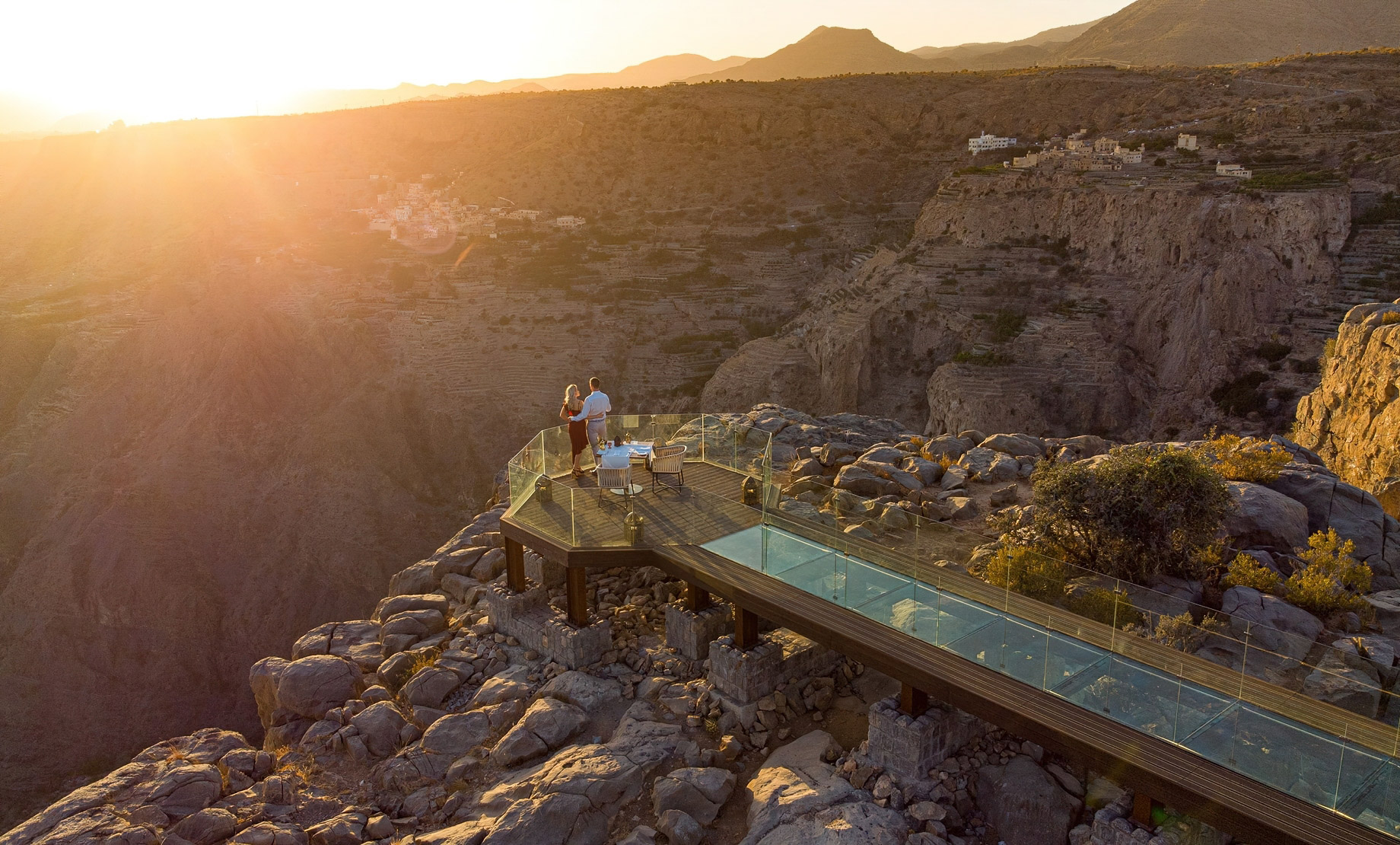 Anantara Al Jabal Al Akhdar Resort – Oman – Canyon Edge Deck