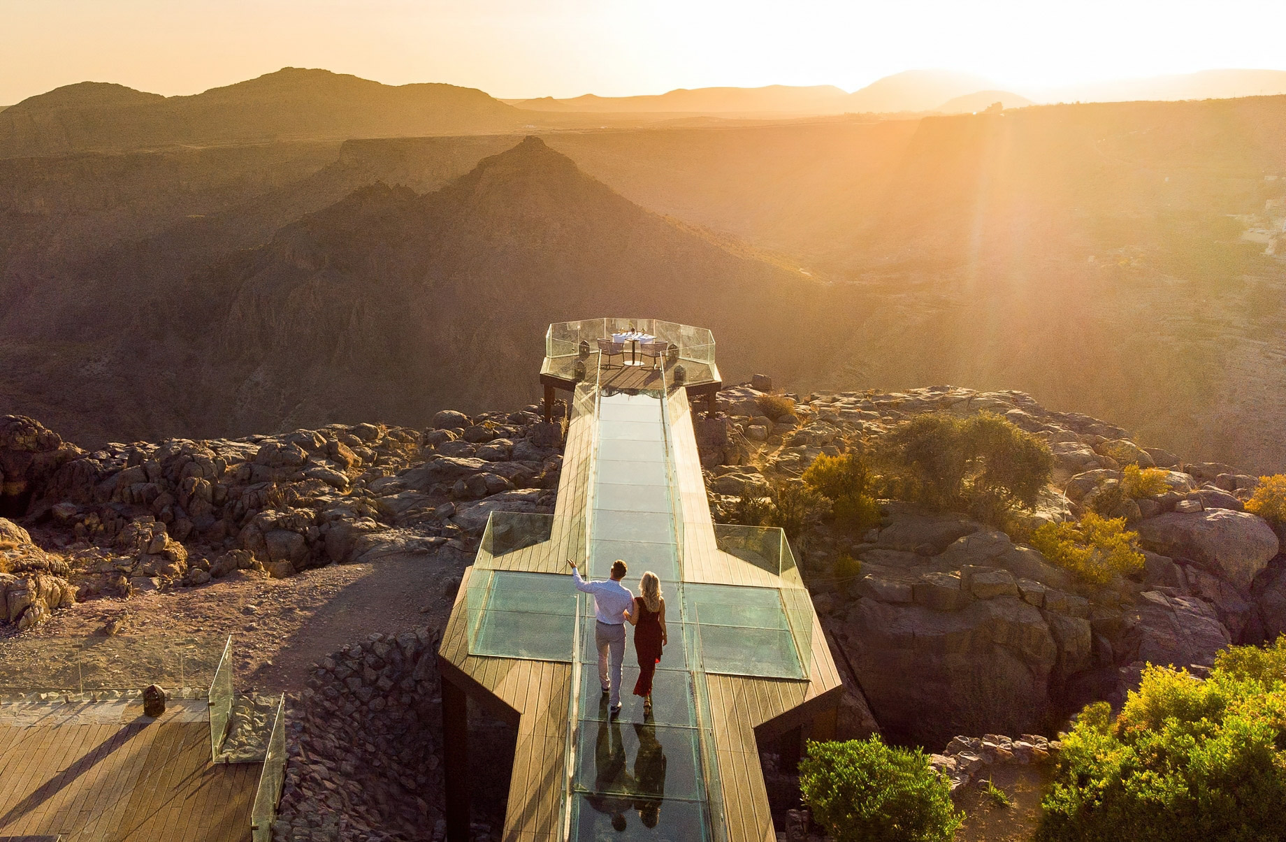Anantara Al Jabal Al Akhdar Resort – Oman – Canyon Edge Deck