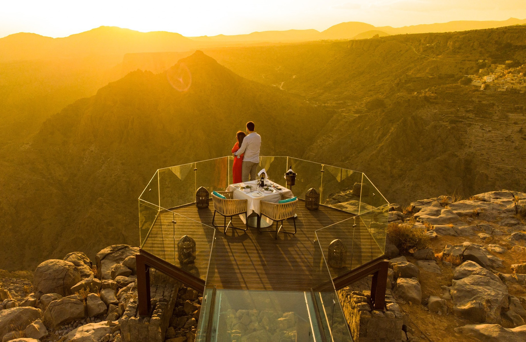 Anantara Al Jabal Al Akhdar Resort - Oman - Canyon Edge Dining
