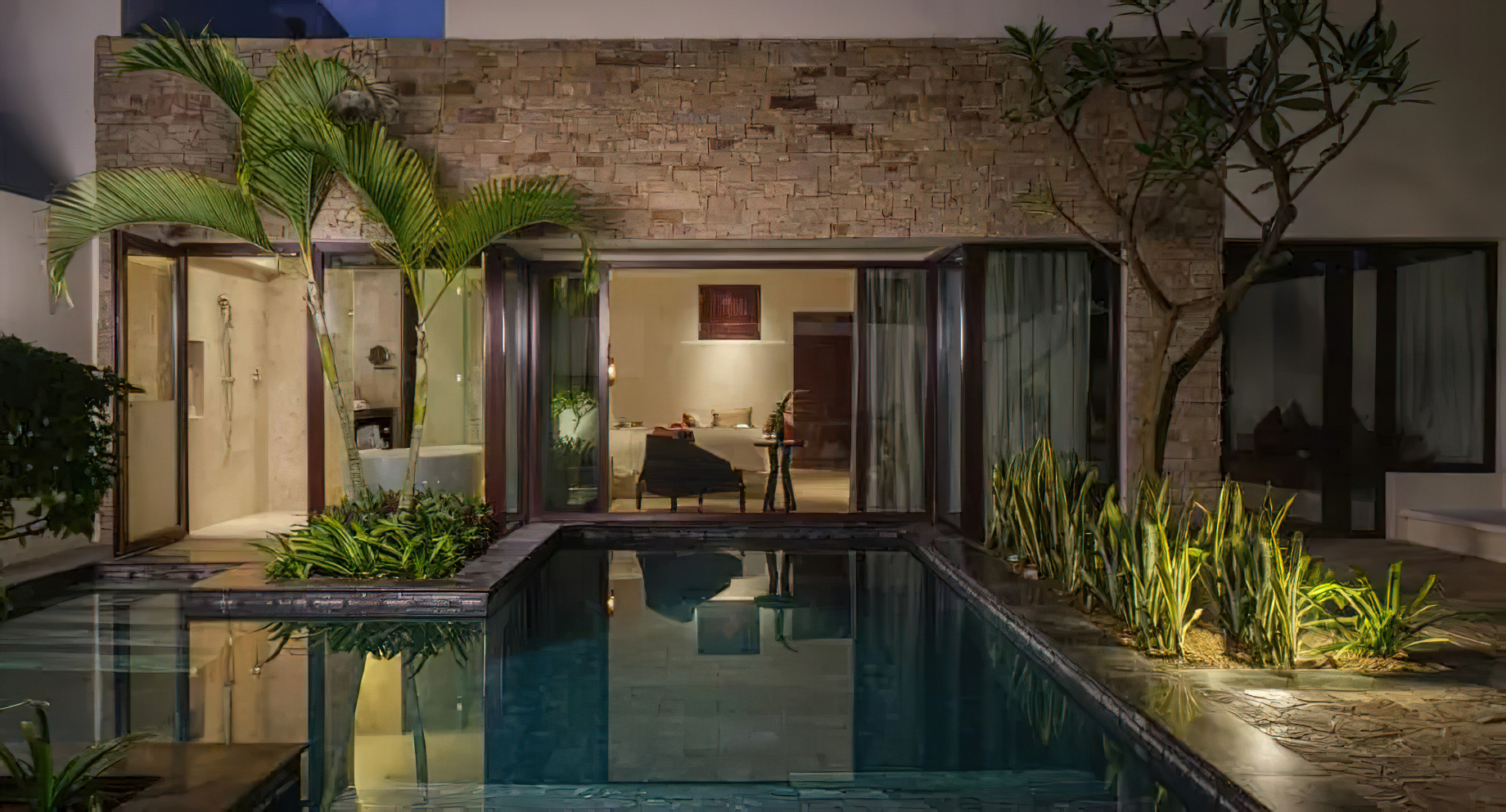 Al Baleed Resort Salalah by Anantara – Oman – One Bedroom Lagoon View Pool Villa Exterior