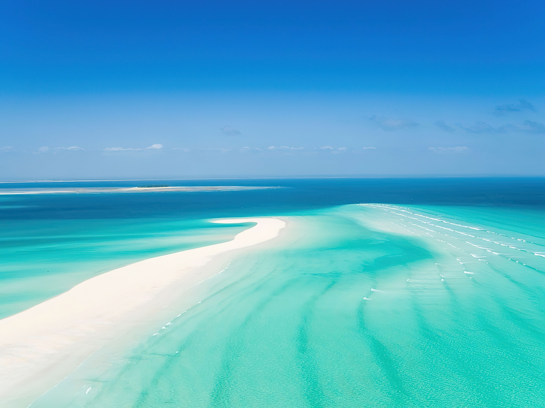 Anantara Medjumbe Island Resort – Mozambique – Sand Bar Aerial View