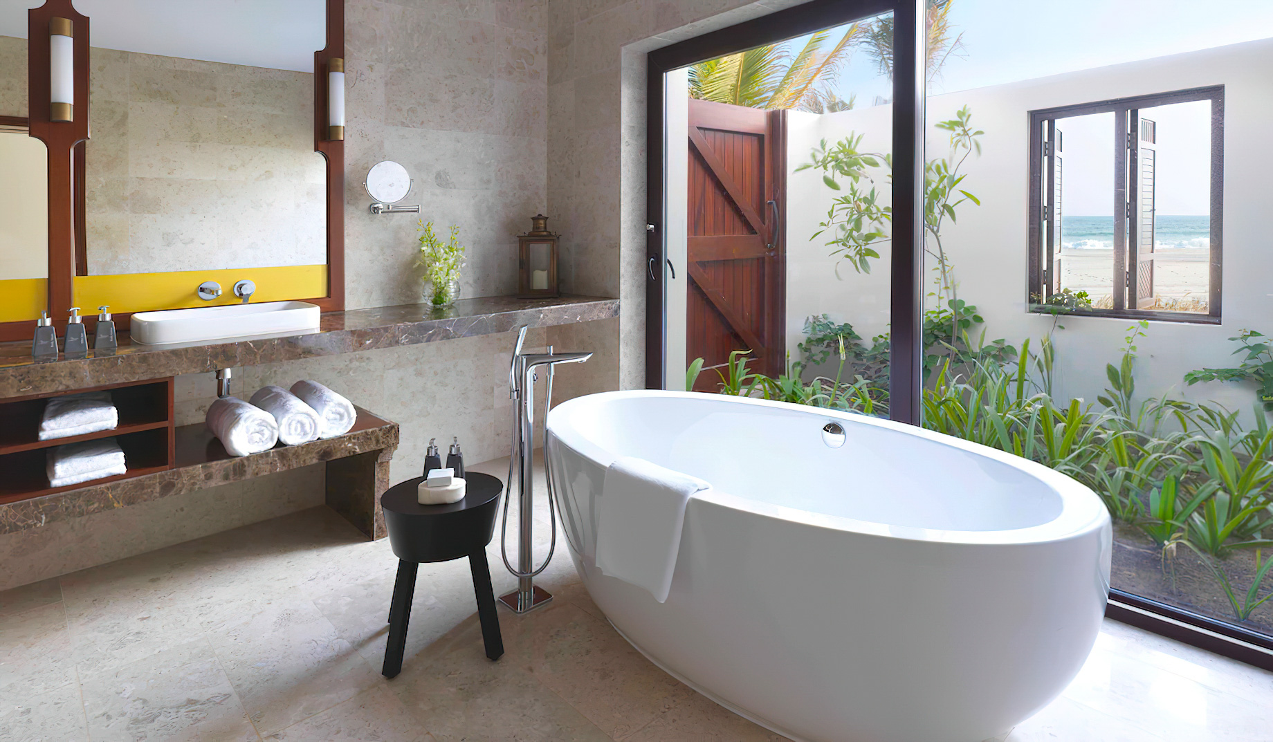Al Baleed Resort Salalah by Anantara – Oman – Two Bedroom Garden View Pool Villa Bathroom