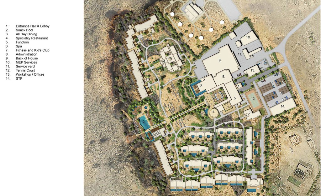 Anantara Al Jabal Al Akhdar Resort - Oman - Map