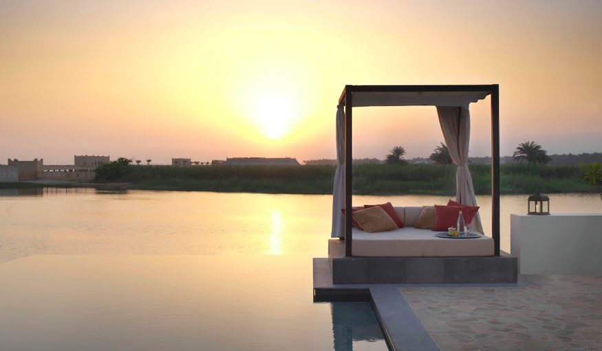 Al Baleed Resort Salalah by Anantara - Oman - Villa Pool Sunset View