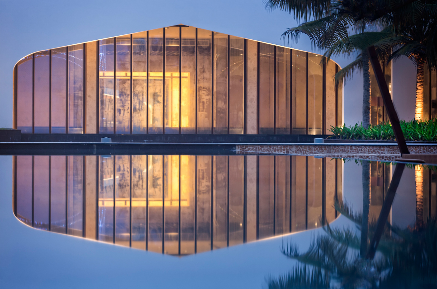 Al Baleed Resort Salalah by Anantara - Oman - Resort Exterior Sunset