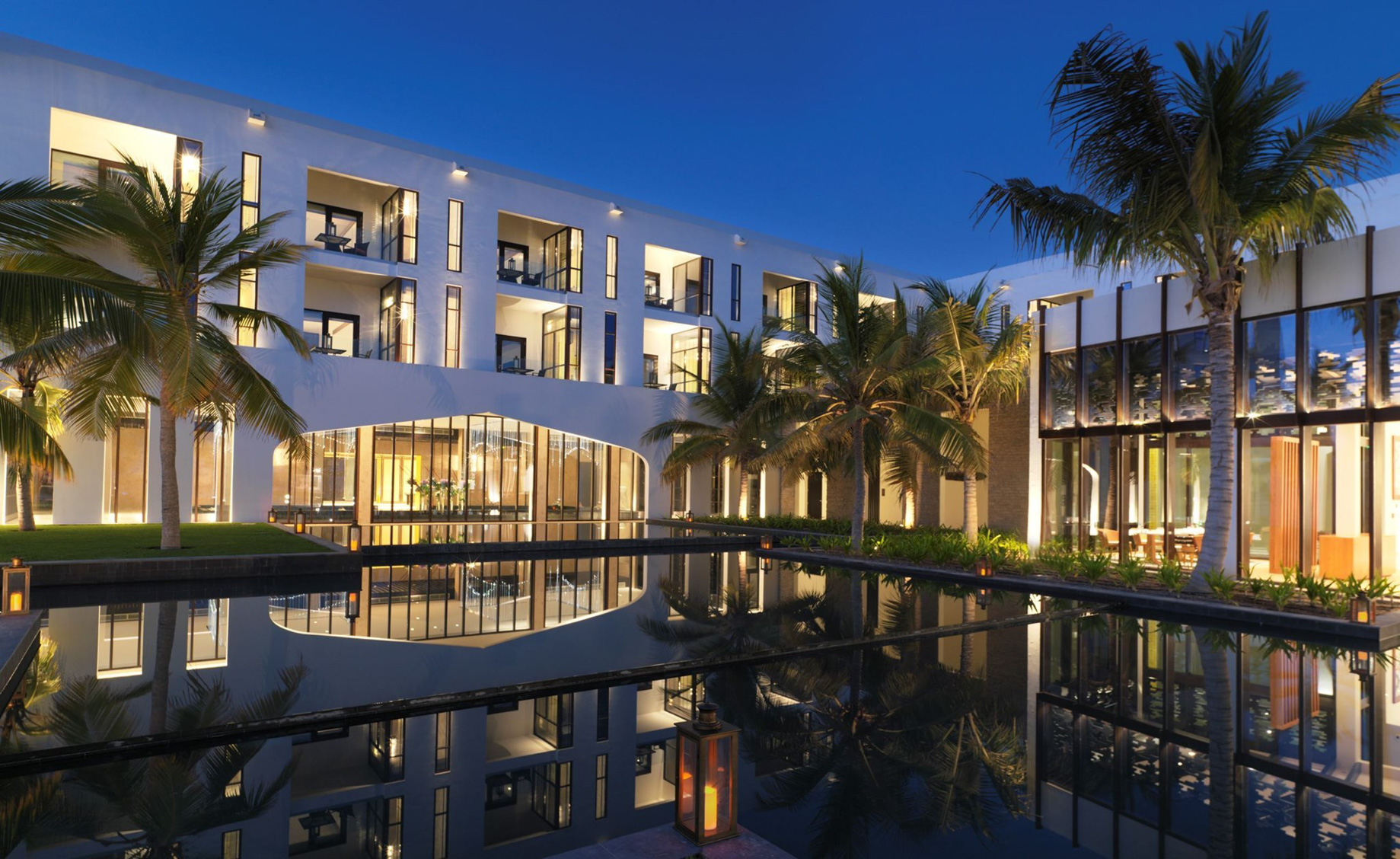 Al Baleed Resort Salalah by Anantara – Oman – Resort Exterior Night