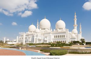 The Sheikh Zayed Grand Mosque Exterior