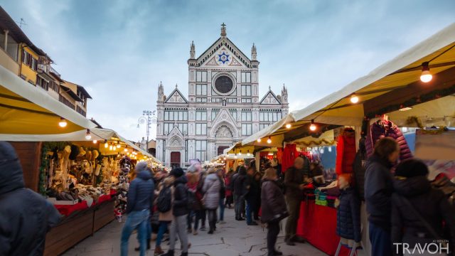 Christmas Market in Florence, Italv