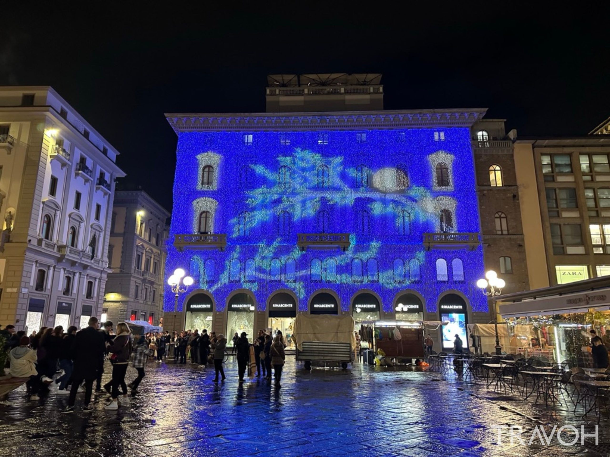 Christmas lights in Florence