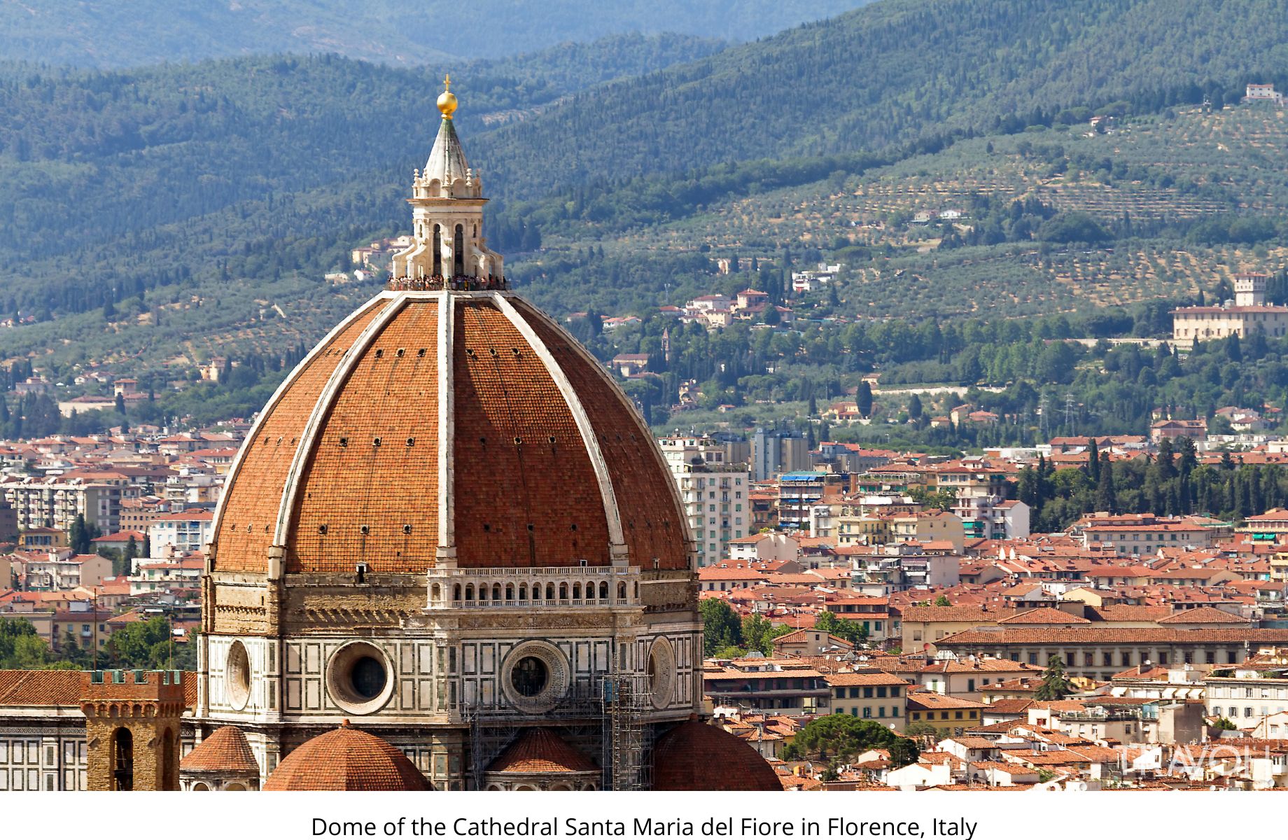 Dome of the Cathedral Santa Maria del Fiore in Florence, Italy