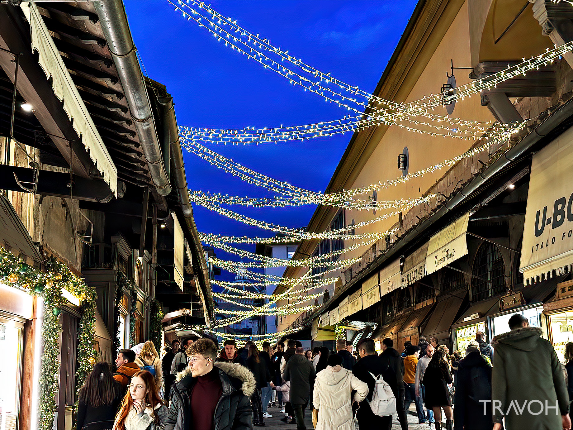 Ponte Vecchio Bridge In Florence, Italy