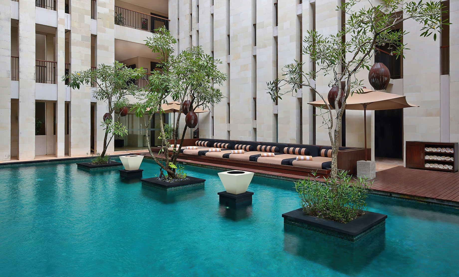 Anantara Seminyak Bali Resort – Bali, Indonesia – Pool Courtyard