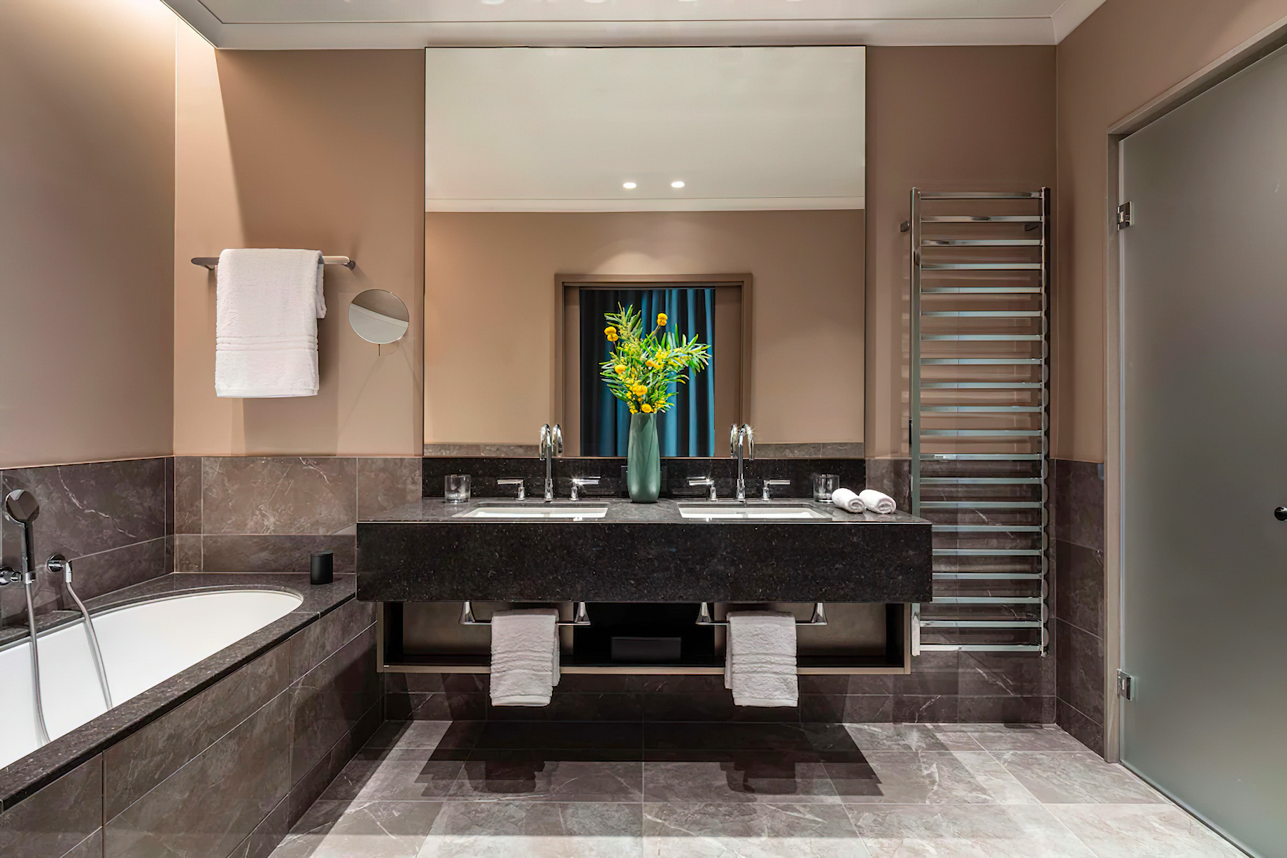 Anantara Plaza Nice Hotel – Nice, France – Garden and Sea View Suite Bathroom