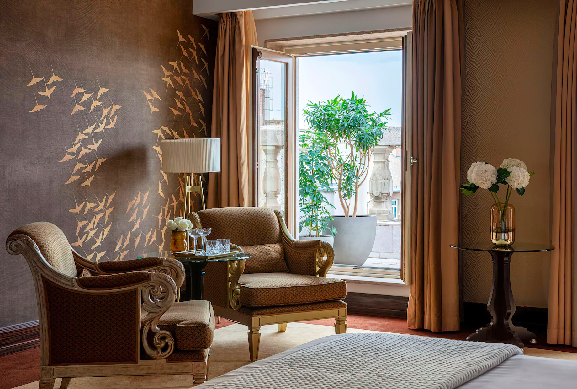 Anantara New York Palace Budapest Hotel – Hungary – Deluxe Terrace Room Sitting Area
