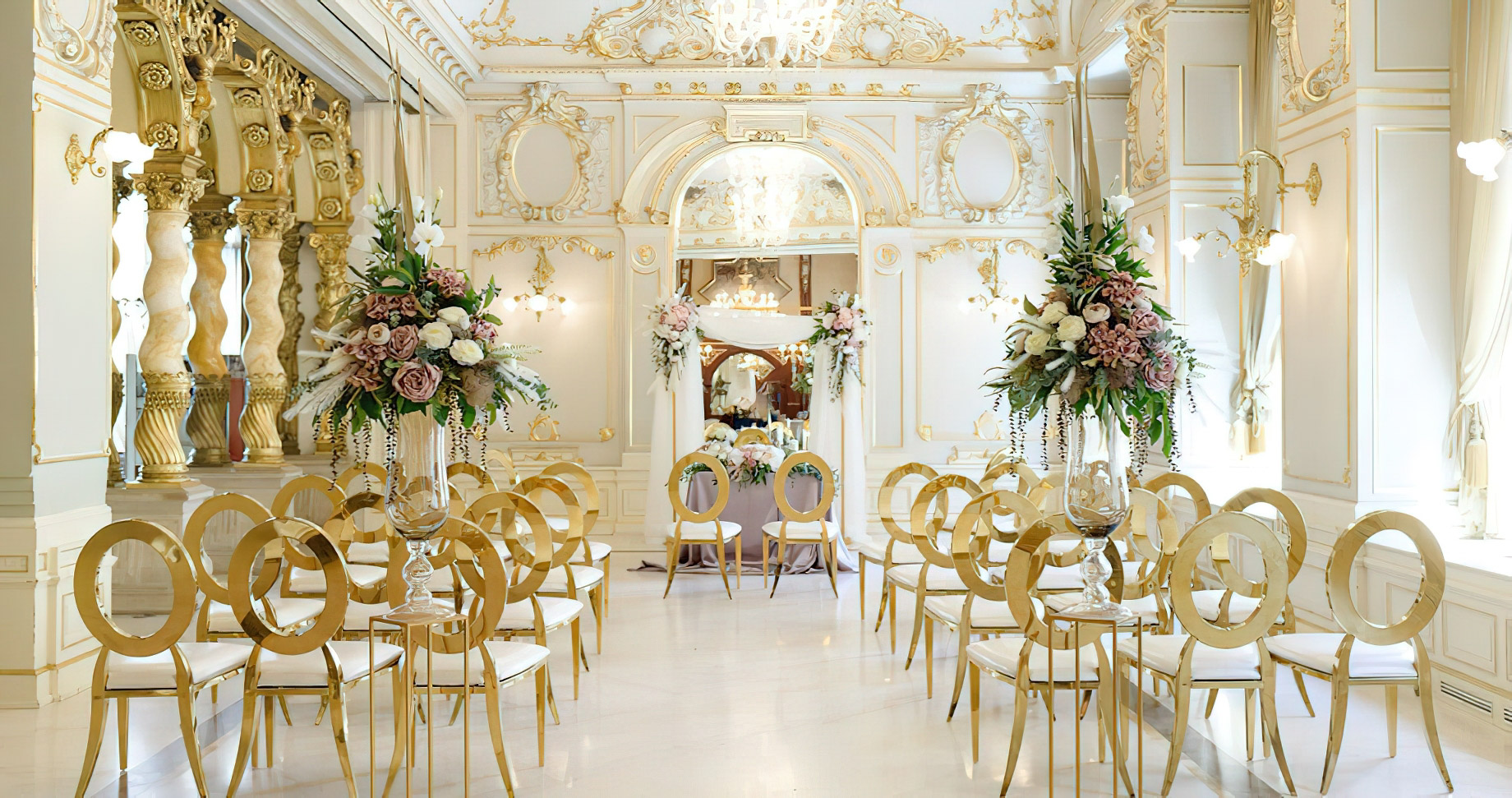 Anantara New York Palace Budapest Hotel – Hungary – Weddings White Salon