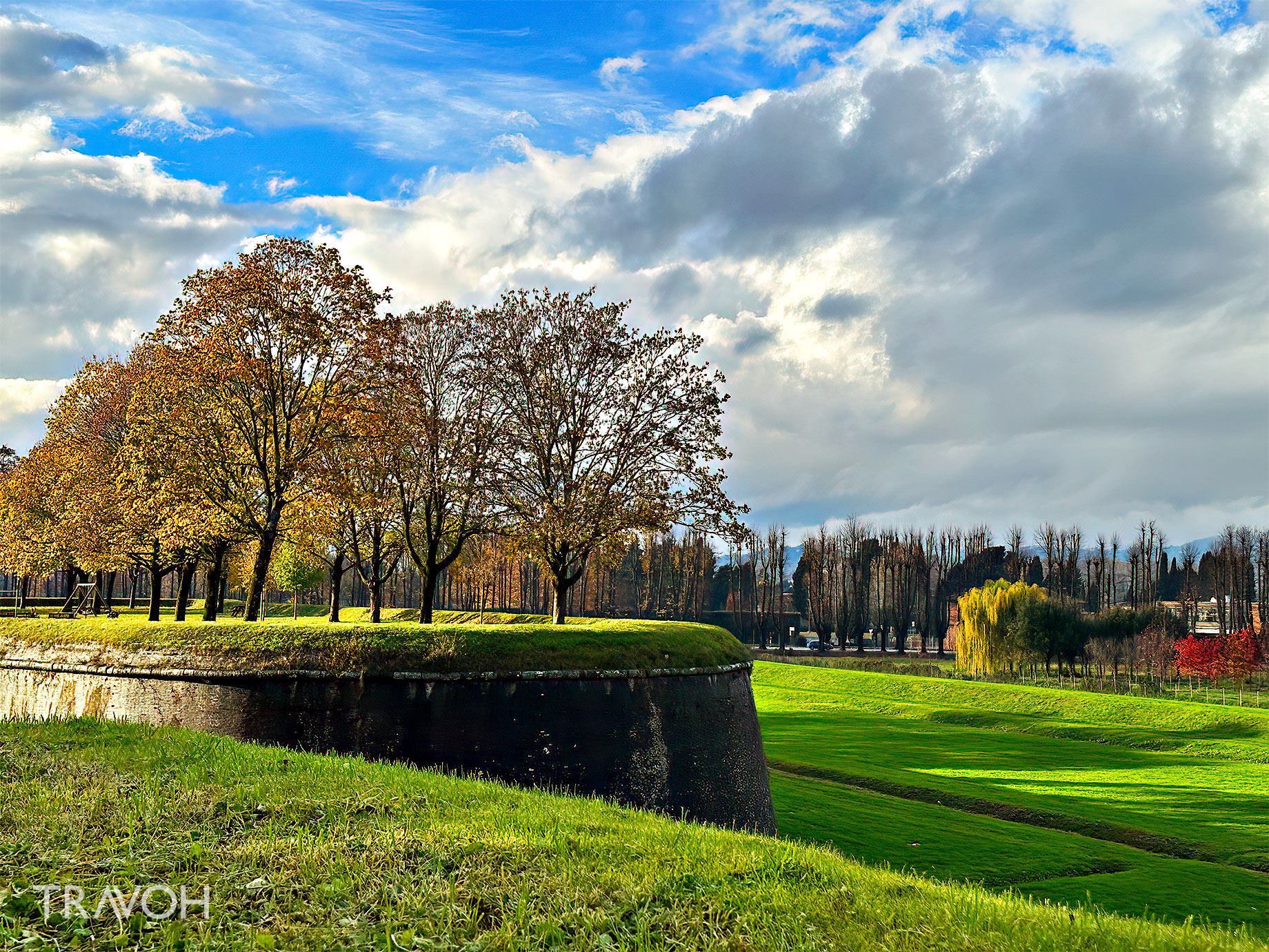 Lucca wall, Italy